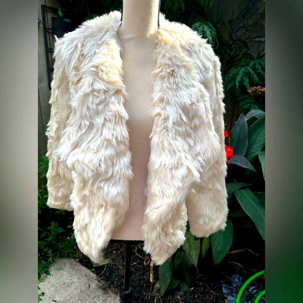 BB Dakota Faux Ivory Coat